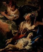 Giovanni Battista Tiepolo Hagar und Ismael, Pendant zu Spain oil painting artist